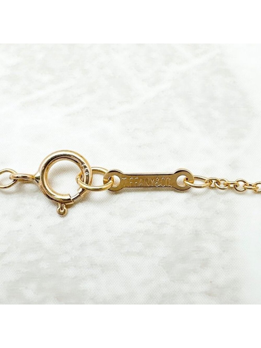 ★SOLD★ Tiffany & Co. Bean Yellow Gold Necklace - Picture 5 of 6